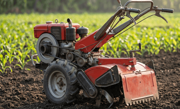 Kasei Power Tiller KS900 - Left-side View